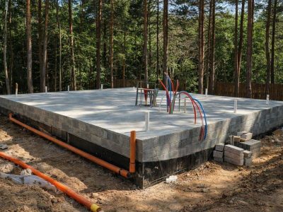 Финская плита фундамент 8х8