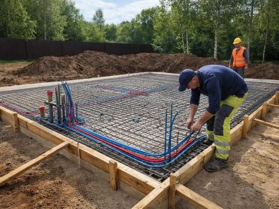 Фундамент УШП для каркасного дома