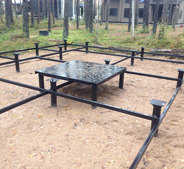 Винтовые сваи под печь в Белогорске (Крыму)